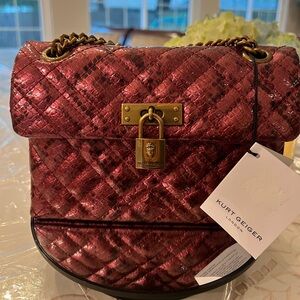 Kurt Geiger London ~ NWT  Mini Brixton Lock Bag